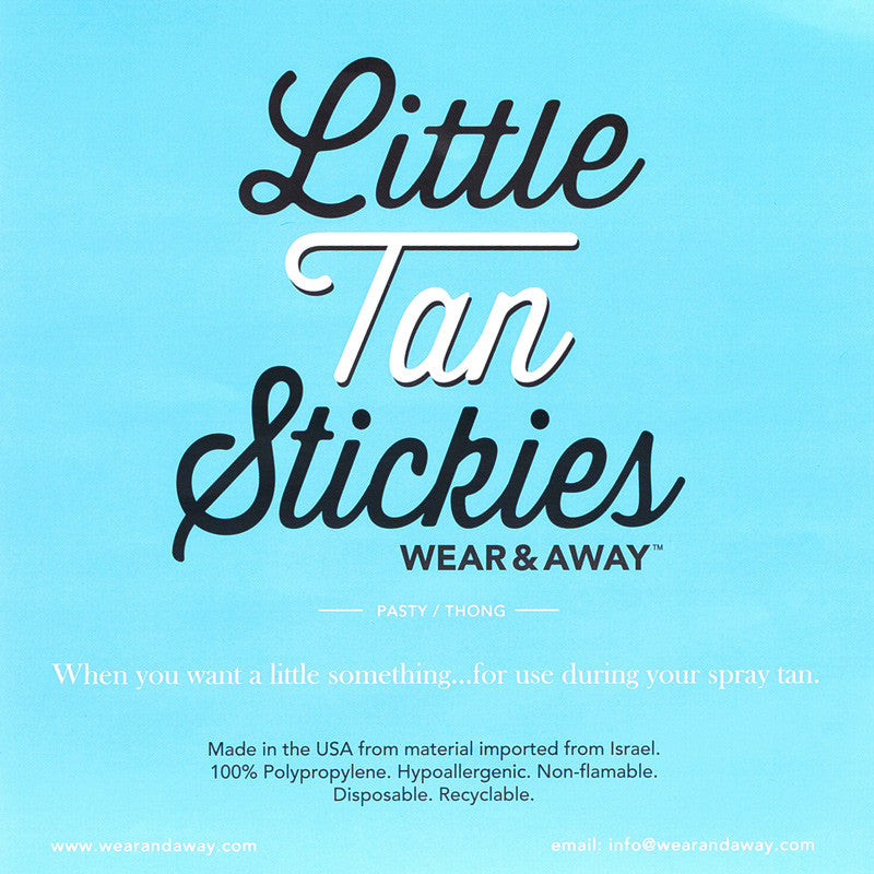 Little Tan Stickies - Disposable Thong and Pasty